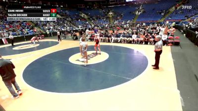 150 lbs Semis & 1st Wrestleback (8 Team) - Talon Decker, Mahomet (M.-Seymour) vs Zane Heubi, Washington