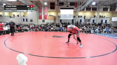 175 lbs Final - Cyrus Jones, Sharon vs Jack Sawiski, Silver Lake