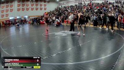 106 lbs Champ. Round 1 - Lucas Schulz, Brecksville-Broadview Hts. vs Frankie Noga, Mentor