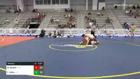 285 lbs Prelims - Mason Bodell, Team Utah Zion vs Frankie Valle, Team Shutt East