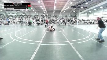 145 lbs Consi Of 16 #2 - Bianca Barbarossi, GA vs Molly Eaton, AL
