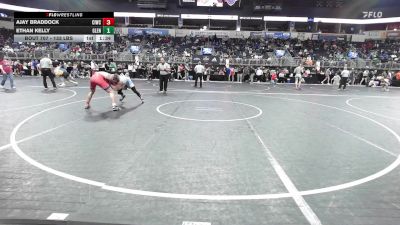 133 lbs Round Of 16 - Ajay Braddock, CIWC - Team Intensity vs Ethan Kelly, Glendale High School