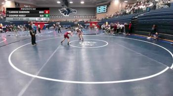 106 lbs Cons. Round 2 - Cooper Keely, Blanchard vs Carson Sherwin, Moore