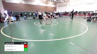 145 lbs Consi Of 32 #2 - Andy Sanchez, Heritage vs Jack Emerson, Upland