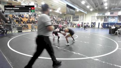 106 lbs Champ. Round 1 - Nathan Dornin, Valley View vs Brian Luna, La Mirada