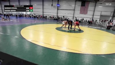 140 lbs Round 4 (1:30pm Friday) - Gunnar Strobl, NCWAY National Team vs Kaicen Akpan, Terps Xtreme