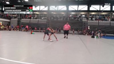 72-79 lbs 1st Place Match - Cooper Nicholson, Palmyra Youth Wrestling Club vs Gideon Mingo, Unattached