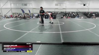 190 lbs Round 1 (8 Team) - Aeoden Sinclair, Wisconsin vs Peyton Callis, Oklahoma Blue