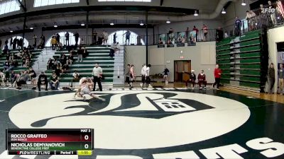 120 lbs Cons. Round 3 - Nicholas Demyanovich, Benedictine College Prep vs Rocco Graffeo, Don Bosco