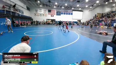 63 lbs Cons. Round 1 - Zachariah Ward, Glenrock Wrestling Club vs Orlando Garcia, Douglas WC