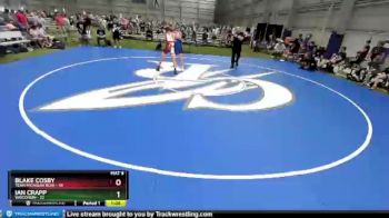 132 lbs Round 1 (8 Team) - Blake Cosby, Team Michigan Blue vs Ian Crapp, Wisconsin