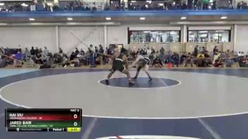 149 lbs Quarterfinal - Jared Bair, York College (Pennsylvania) vs Hai Siu, Greensboro College