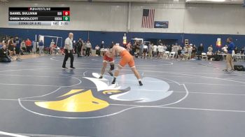 141 lbs Consi Of 8 #2 - Daniel Sullivan, Bridgewater State vs Owen Woolcott, Coast Guard