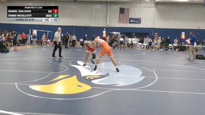 141 lbs Consi Of 8 #2 - Daniel Sullivan, Bridgewater State vs Owen Woolcott, Coast Guard