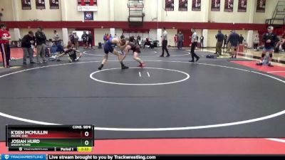 157 lbs Cons. Semi - Josiah Hurd, Unatattched vs K`den McMullin, Pacific (OR)