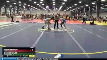 130 lbs Round 1 - Tyson Newman, Midwest Maniacs vs Dominic Nauss, Team Michigan