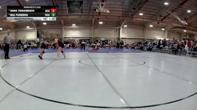 110 lbs Quarterfinal - Anna Tsirambidis, North Royalton High School vs Mia Forberg, Perry (Massillon)