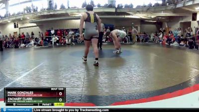 220 lbs Quarterfinal - Mark Gonzales, Bulldog Premier Wrestling Club vs Zachary Clark, Bulldog Premier Wrestling Club