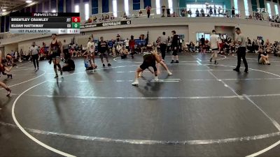 120 lbs 1st Place Match - Brentley Crawley, JETS vs Elijah Hattaway, Camden Outsiders