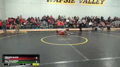 2 lbs Round 1 - Pau Phuawng, Columbus Catholic vs Trevor Block, Waukon