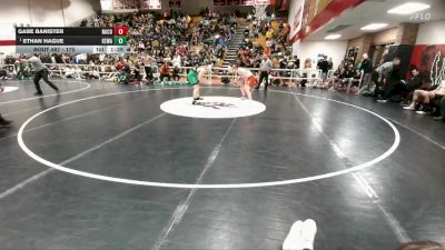 175 lbs Semifinal - Ethan Hague, Kelly Walsh vs Gabe Banister, Natrona County