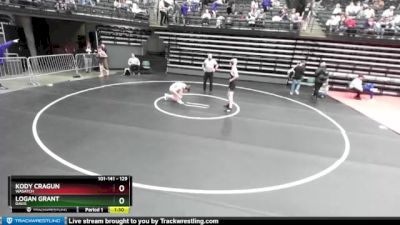 129 lbs Semifinal - Kody Cragun, Wasatch vs Logan Grant, Davis