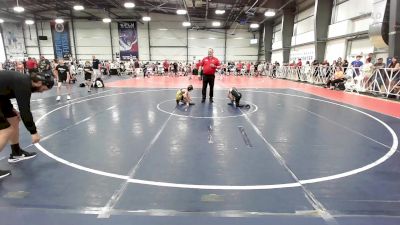 60 lbs Rr Rnd 2 - Brock Taylor, Quest School Of Wrestling ES vs Sebastian Valle, The Fort Hammers