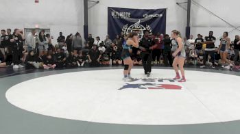 56 lbs Rr Rnd 1 - Claire Ballard, Carolina Gold vs Nohea Booth, Surfside Girls - W