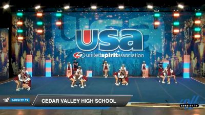 Cedar Valley High School [2020 Large Varsity Show Cheer Intermediate (17-20) Day 1] 2020 USA Spirit Nationals