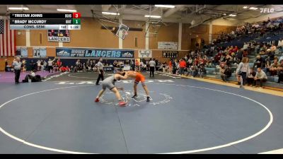 157 lbs Cons. Semi - Tristan Johns, Bishop Gorman HS vs Brady McCurdy, Uintah