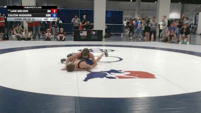 57 kg Cons. Rd Of 32 - Liam Nielsen, Juab Wrestling Club vs Colton Rodgers, Eastside United Wrestling Club