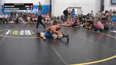 71 lbs Rr Rnd 3 - Maya Keane, MPOWER Girls Wrestling Club - W vs Naomi Gearheart, Ohio Goons - W