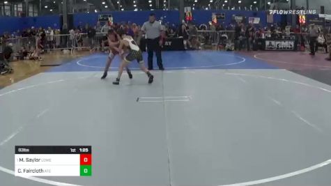 83 lbs Rr Rnd 3 - Mason Saylor, Lowell Wrestling vs Cole Faircloth, Atc