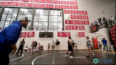 90 lbs 3rd Place - Skylynn Hatler, Harrah Little League Wrestling vs Cadyn Tate, Bridge Creek Youth Wrestling