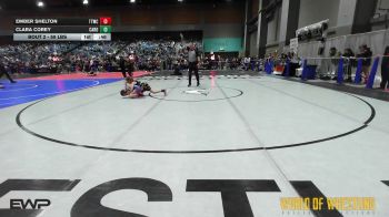 50 lbs Quarterfinal - Ember Shelton, Team Tulsa Wrestling Club vs Clara Corey, Carolina Reapers