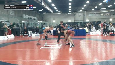 73kg Round 1 - Asees Bains, Independent Wrestling Club vs Elyssa Olson, Cowichan Valley Wrestling Club