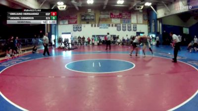 138 lbs Semifinal - Emiliano Hernandez, Hesperia vs Denzel Cisneros, Sultana