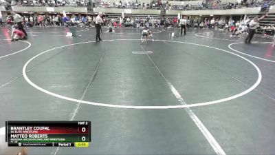 60 lbs Semifinal - Matteo Roberts, Monona Grove/McFarland Wrestling Club vs Brantley Coufal, DC Elite Wrestling