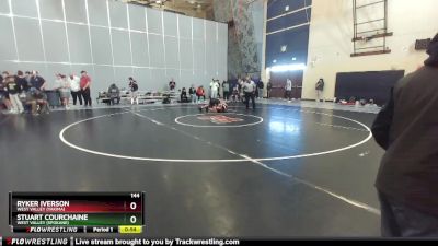 144 lbs Cons. Round 3 - Stuart Courchaine, West Valley (Spokane) vs Ryker Iverson, West Valley (Yakima)