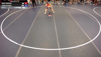 144 lbs Cons. Round 2 - Nash Graner, Guerrilla Wrestling Club vs Owen Myrvik, Berge Elite Wrestling Academy