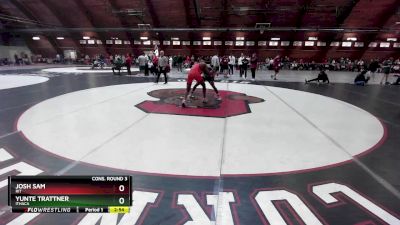 157 lbs Cons. Round 3 - Yunte Trattner, Ithaca vs Josh Sam, RIT