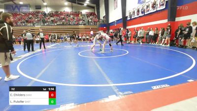 112 lbs Round Of 16 - Caleb Childers, Sand Springs vs Lincoln Pulsifer, Bartlesville