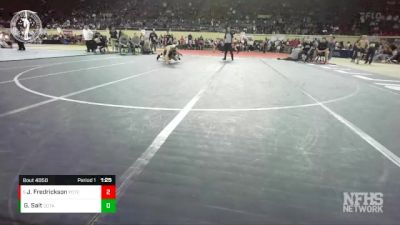 4A-138 lbs Quarterfinal - Jake Fredrickson, POTEAU vs Garrett Salt, OOLOGAH-TALALA