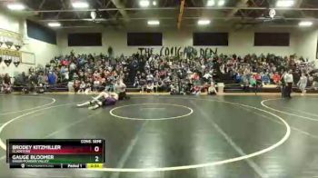 195 lbs Cons. Semi - Brodey Kitzmiller, Gladstone vs Gauge Bloomer, Baker/Powder Valley