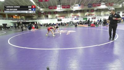 110 lbs Cons. Semi - Adriana Gomez, Colorado Mesa University vs Ava Bayless, Iowa