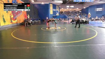 110 lbs Champ. Round 2 - Olivia Mitchell, East Brunswick vs Gabrielle Ruedy, Bernards