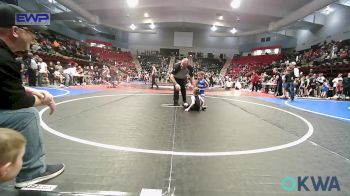 35 lbs Quarterfinal - Everett Long, Pryor Tigers vs Liam Williams, Heat