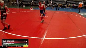 105 lbs Finals (8 Team) - Jamison Meagher, Paynesville vs Ryker Rybinski, Canby