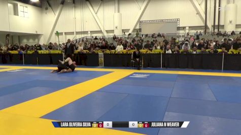 Juliana N Weaver vs Lara Oliveira Silva 2024 World IBJJF Jiu-Jitsu No-Gi Championship