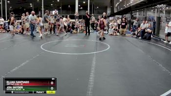 84 lbs Semis (4 Team) - Jon Snyder, Keystone Krush vs Elijah Santiago, Grit Mat Club